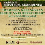 Undangan Peluncuran Buku Wawasan Kebangsaan, Menuju NKRI Bersyariah di IBF 1434 H